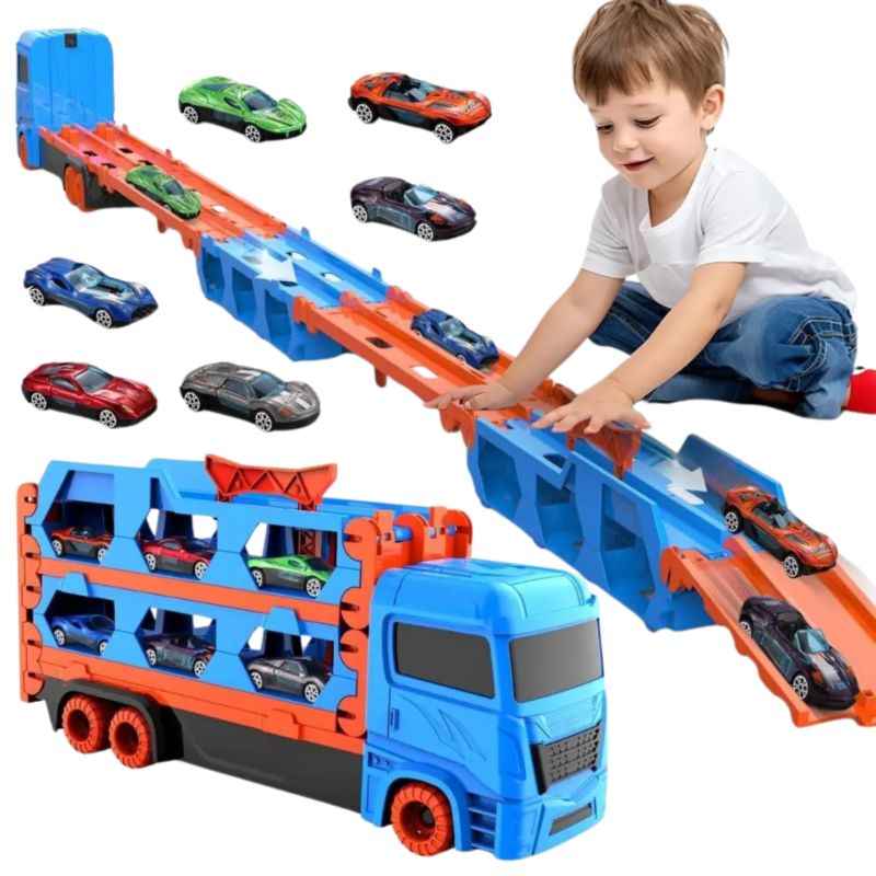 Racing Car Railway Truck Toy